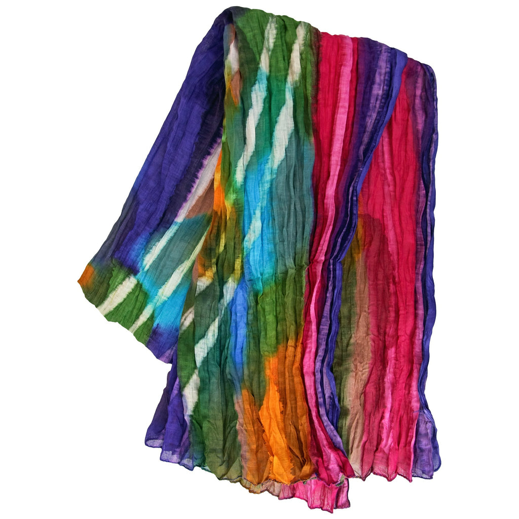 Northern Lights Cotton Scarf | Fair Trade Scarves & Bandanas La Vie Bien Northern Lights Cotton Scarf | Fair Trade