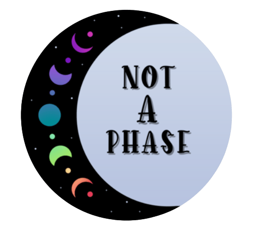 Not a Phase Sticker by RainBee Designs LLC