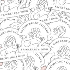 Not Fragile Like a Flower, Fragile Like a Bomb Sticker by SheMugs