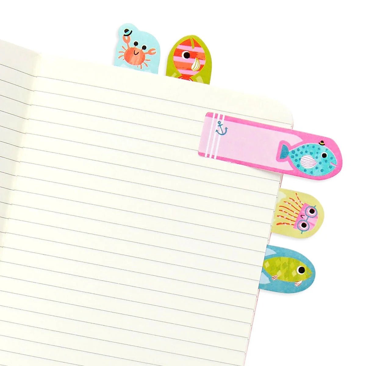 Note Pals Sticky Tabs - Friendly Fish Just for Kids La Vie Bien Note Pals Sticky Tabs - Friendly Fish