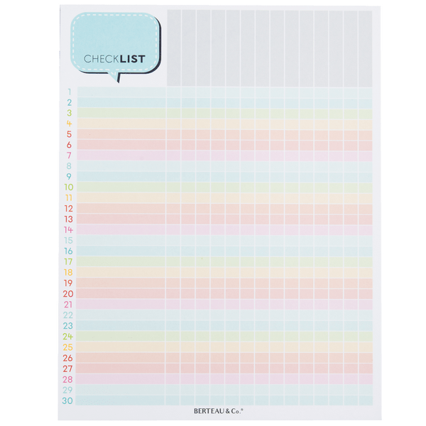 Notepad - Checklist