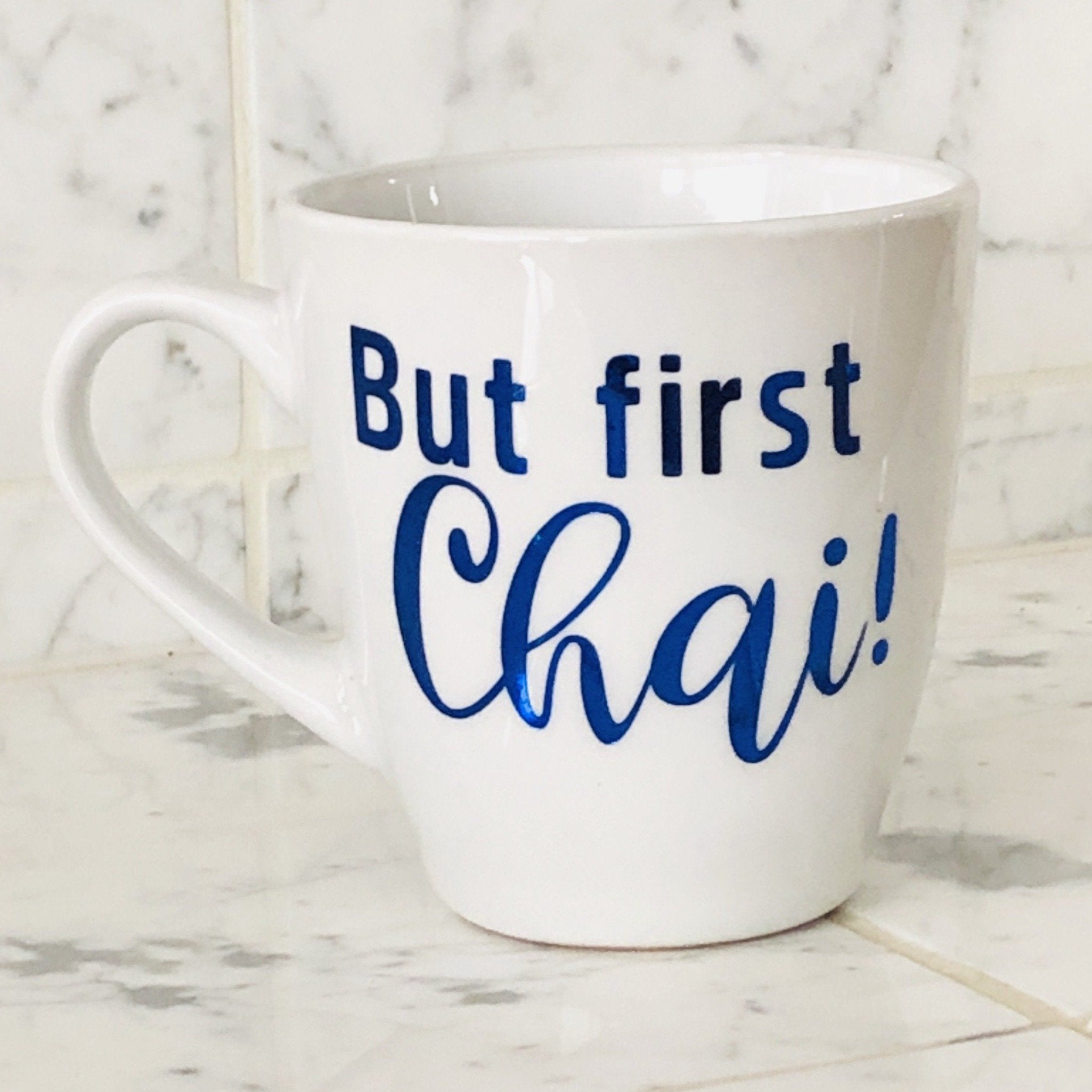 But First Chai Mug by Modern Desi
