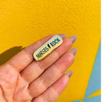 Nurses Rock Enamel Pin on Gift Card for Lapel, Backpack, Purse, Lanyard, Jacket Pins La Vie Bien Nurses Rock Enamel Pin on Gift Card for Lapel, Backpack, Purse, Lanyard, Jacket