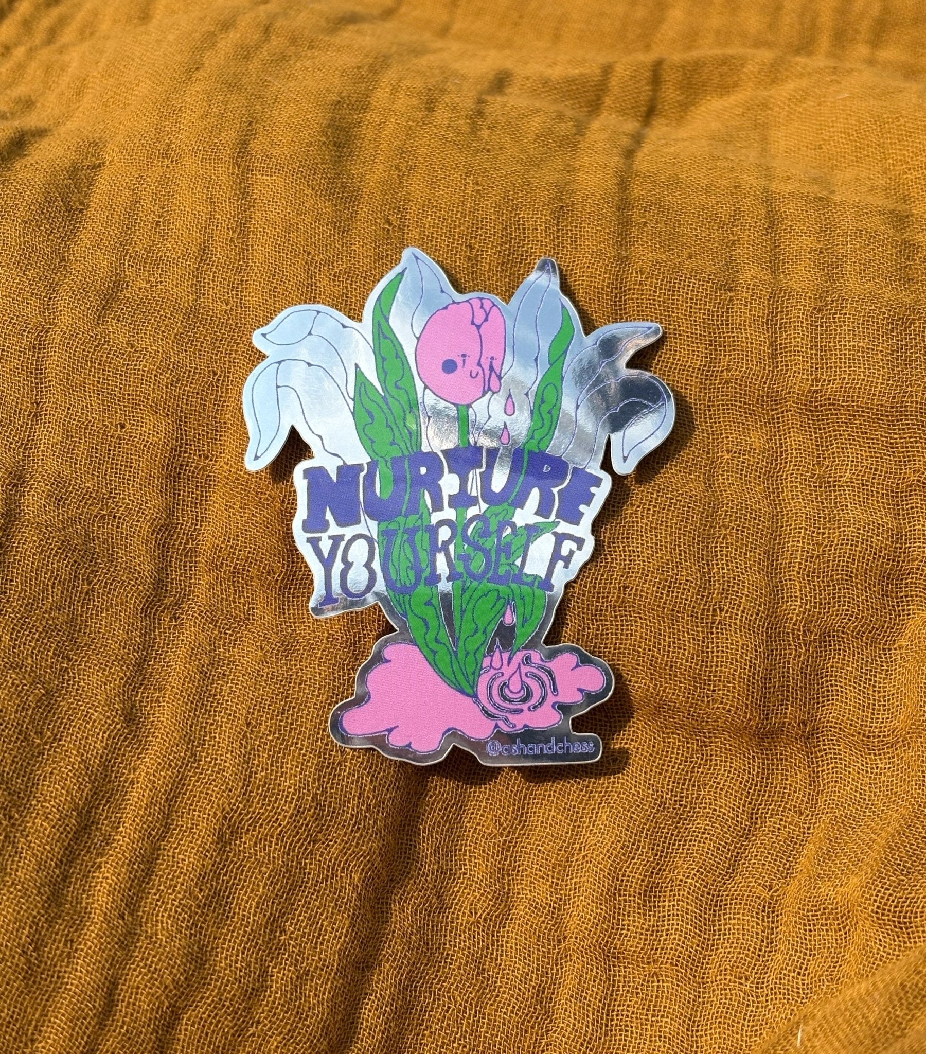 Nurture Yourself Sticker Stickers La Vie Bien Nurture Yourself Sticker