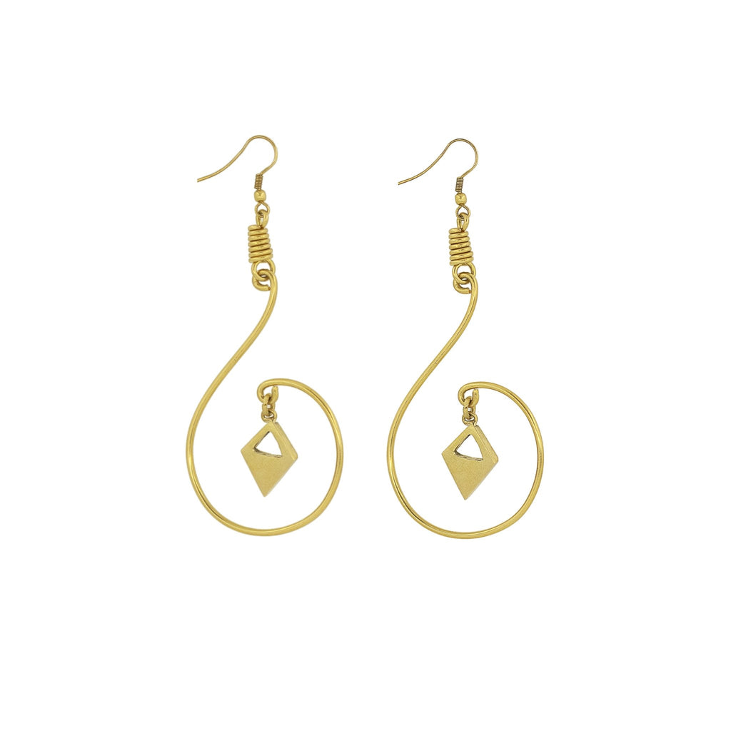 Nuru Brass Wire Work Earrings for Women Earrings La Vie Bien Nuru Brass Wire Work Earrings for Women