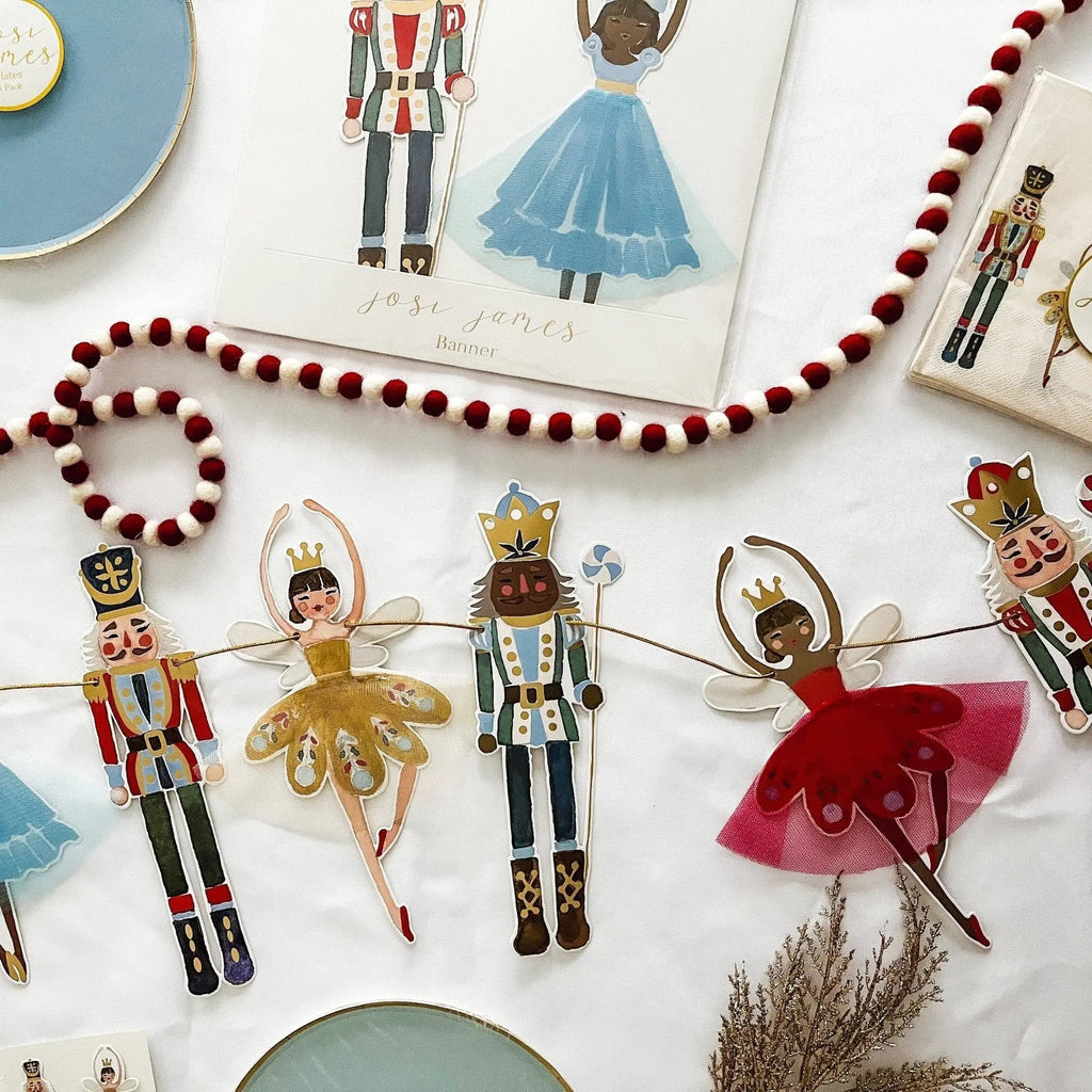 Nutcracker Christmas Banner