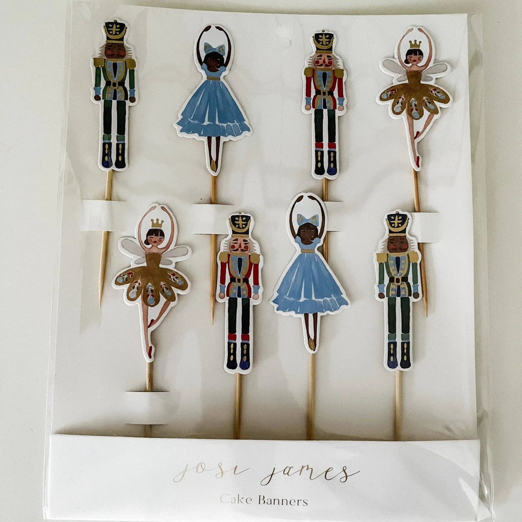 Nutcracker Christmas Cupcake Toppers