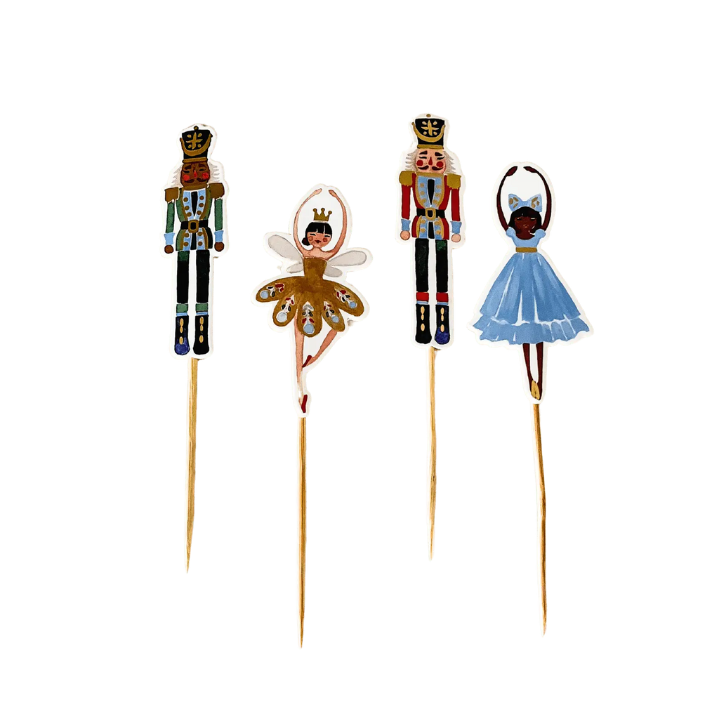 Nutcracker Christmas Cupcake Toppers