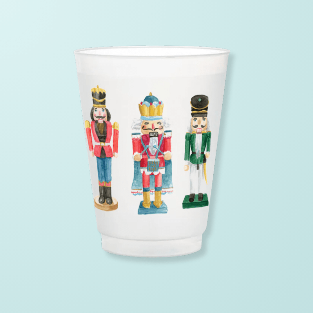 Nutcracker Drummers Frosted Cups Frosted Cups La Vie Bien Nutcracker Drummers Frosted Cups