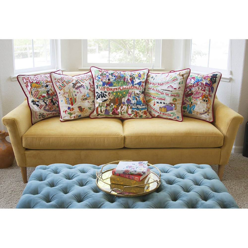 Nutcracker Hand - Embroidered Pillow Pillows La Vie Bien Nutcracker Hand - Embroidered Pillow
