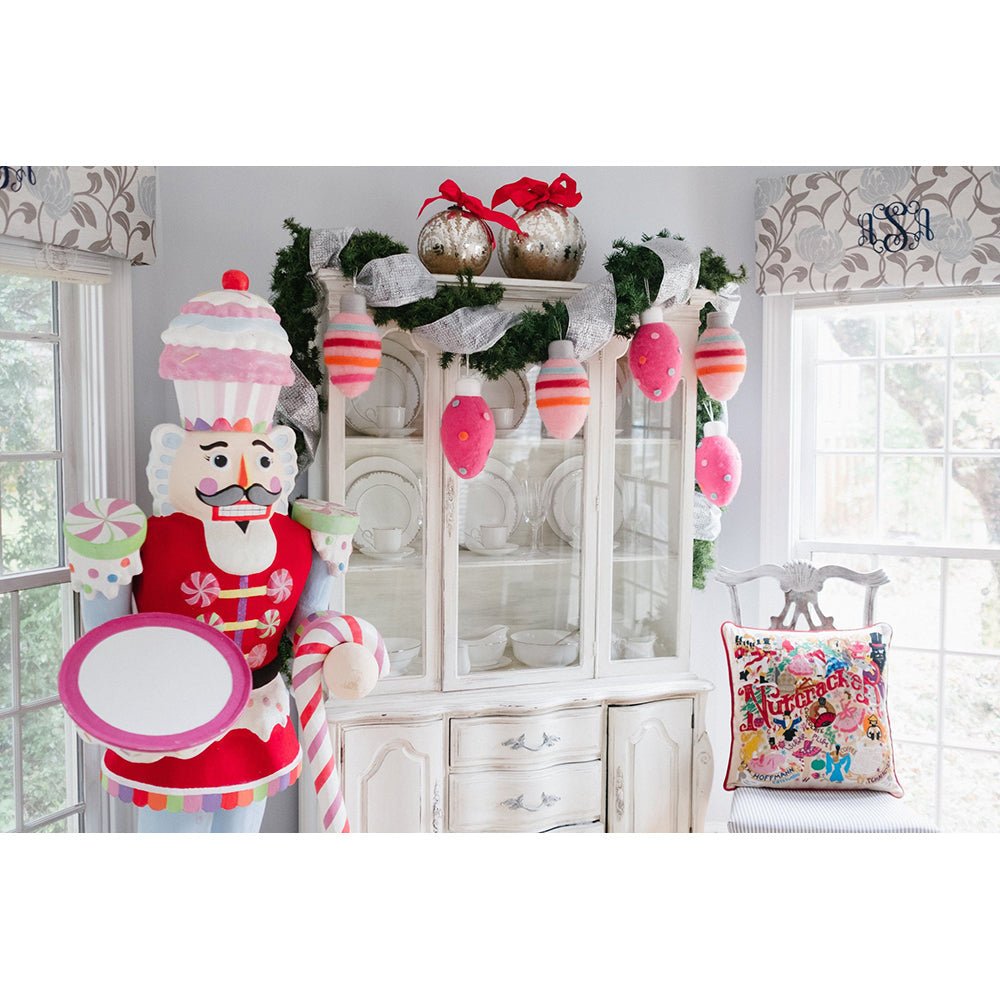 Nutcracker Hand - Embroidered Pillow Pillows La Vie Bien Nutcracker Hand - Embroidered Pillow