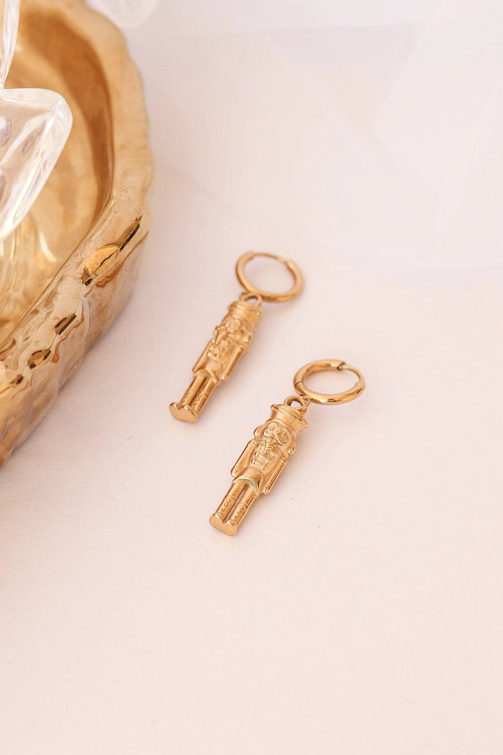 Nutcracker Huggie Hoop by Rose & Clay