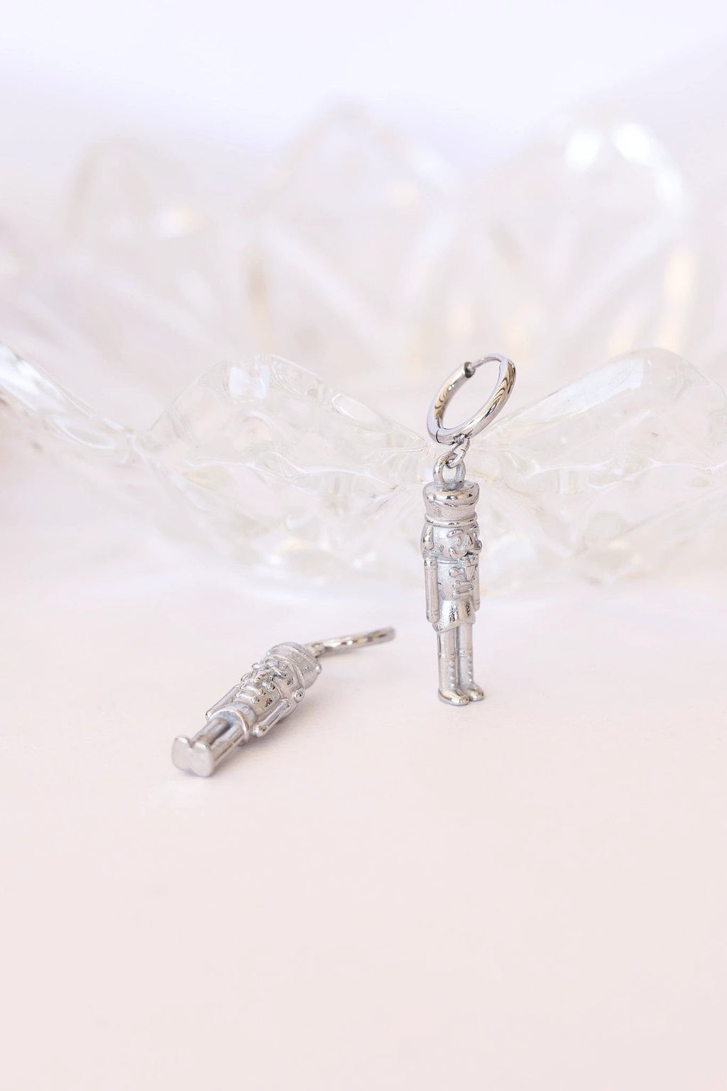 Nutcracker Huggie Hoop by Rose & Clay