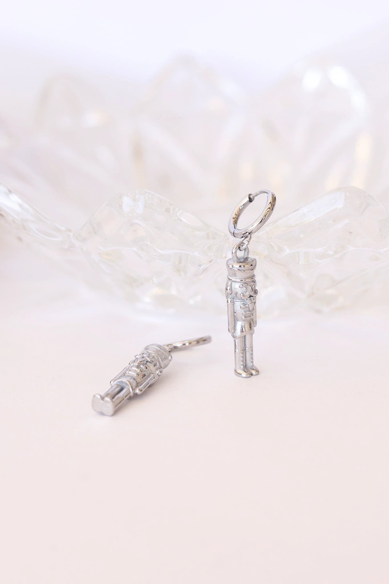 Nutcracker Huggie Hoop by Rose & Clay