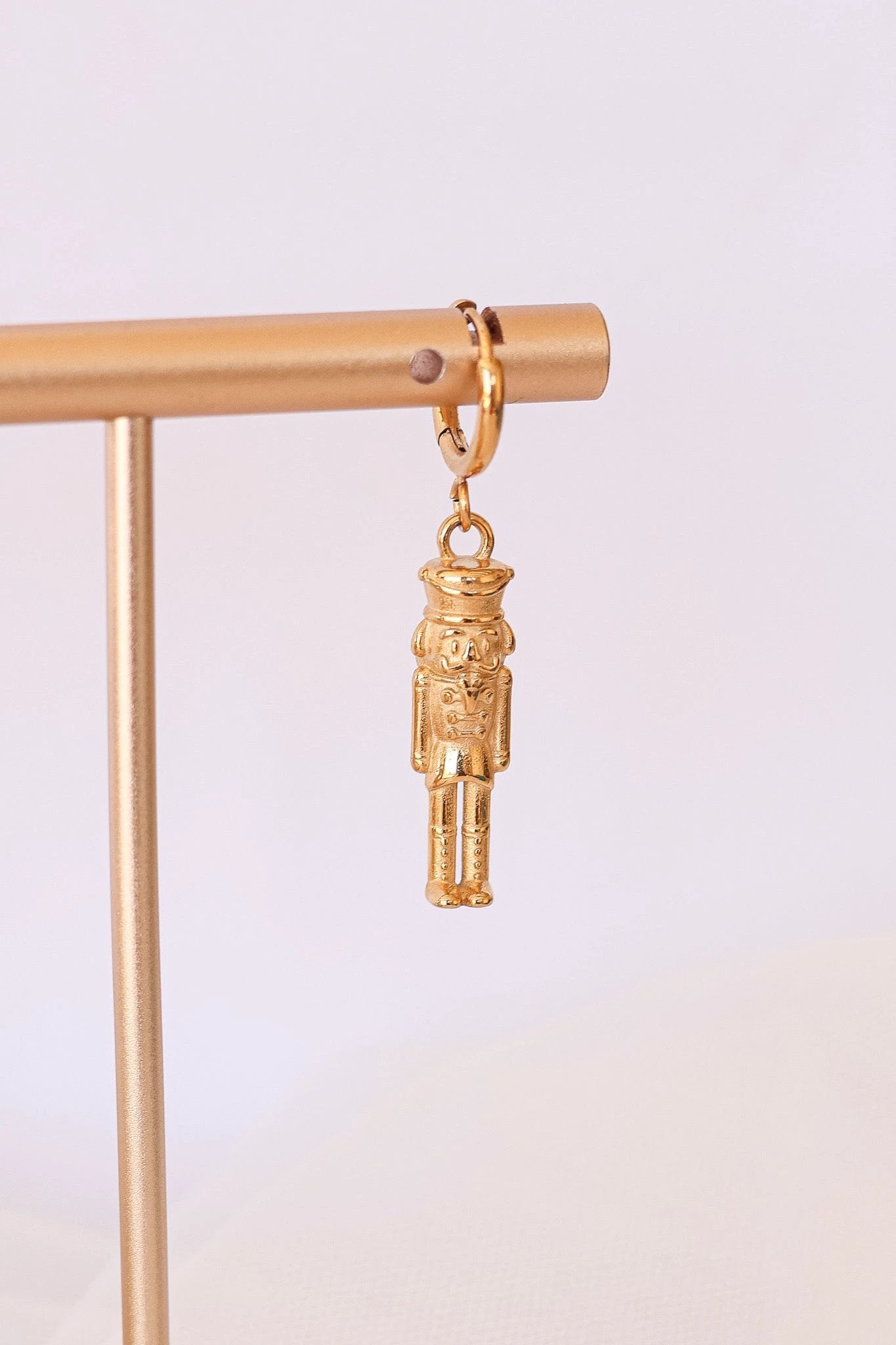 Nutcracker Huggie Hoop by Rose & Clay