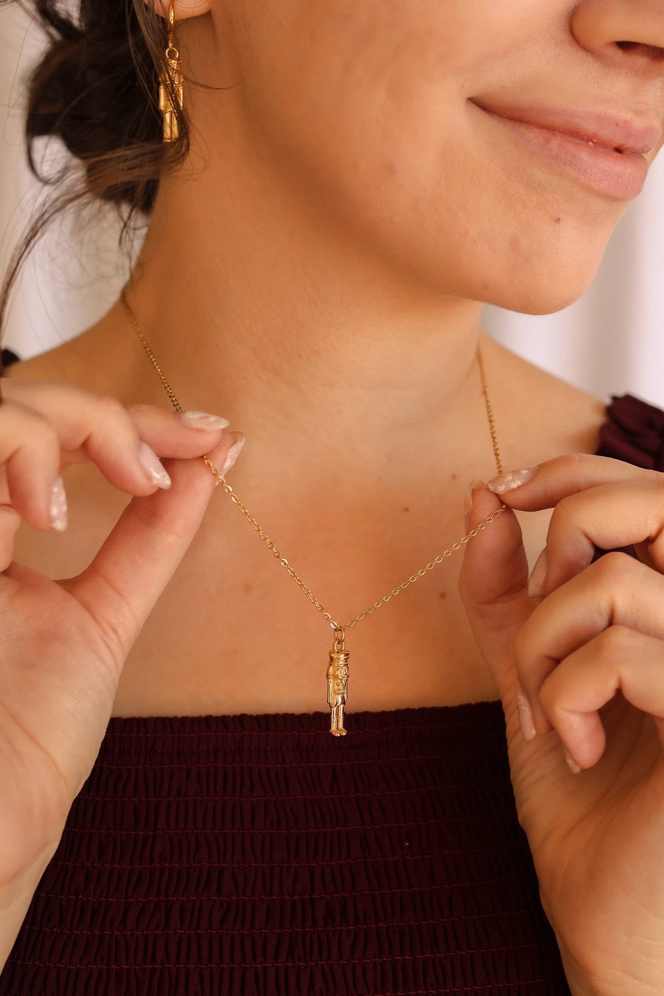 Nutcracker Necklace by Rose & Clay