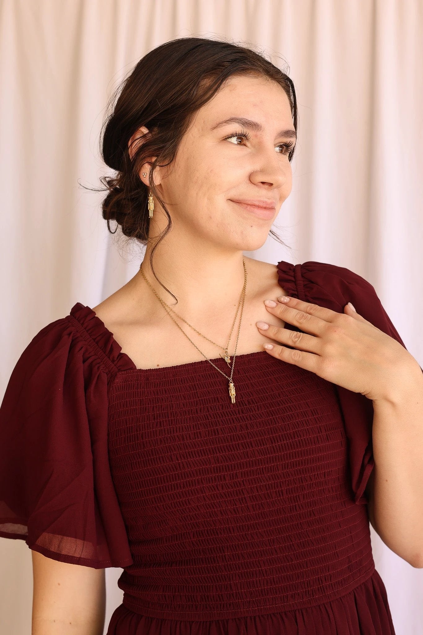 Nutcracker Necklace by Rose & Clay