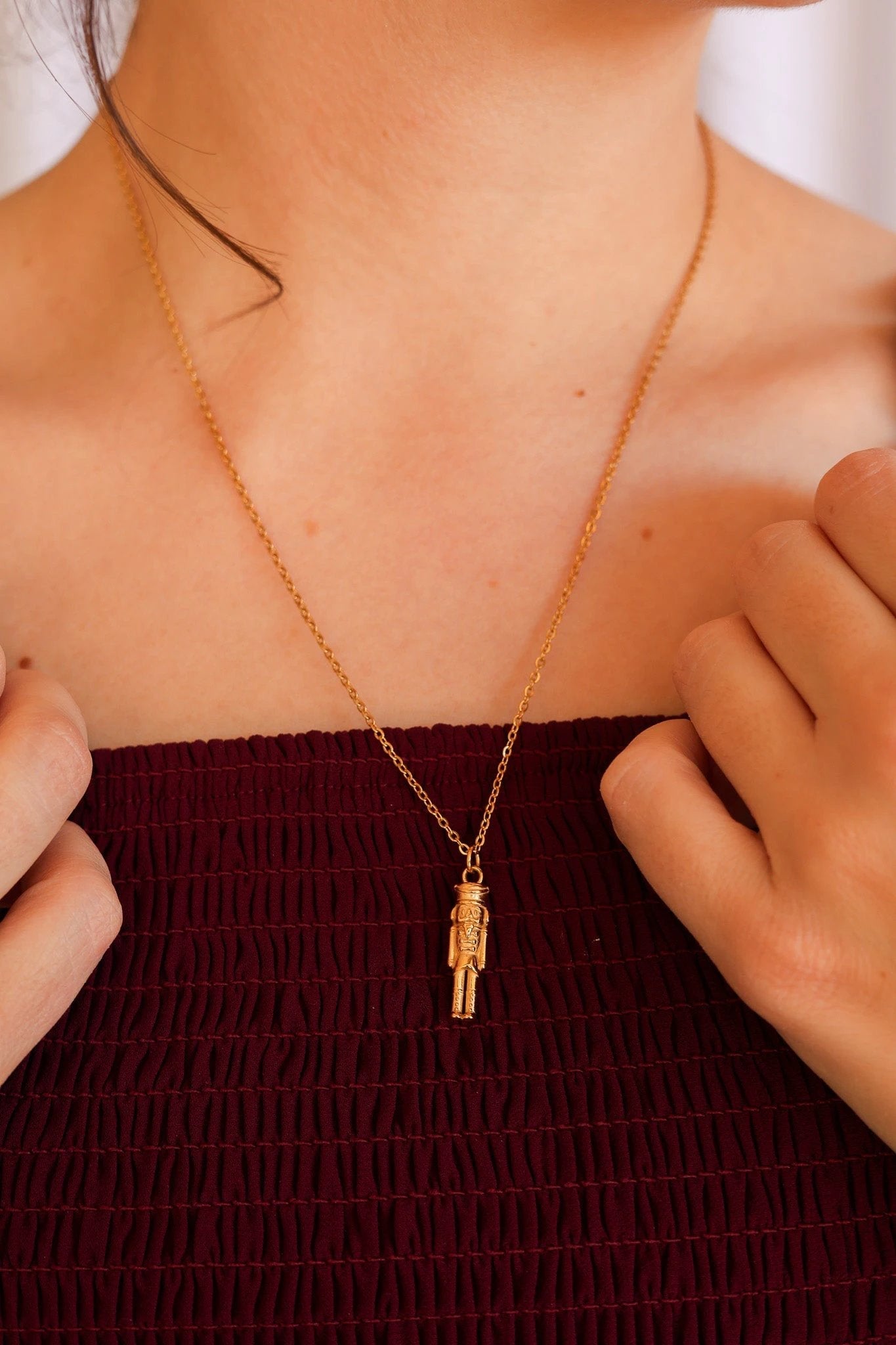 Nutcracker Necklace by Rose & Clay