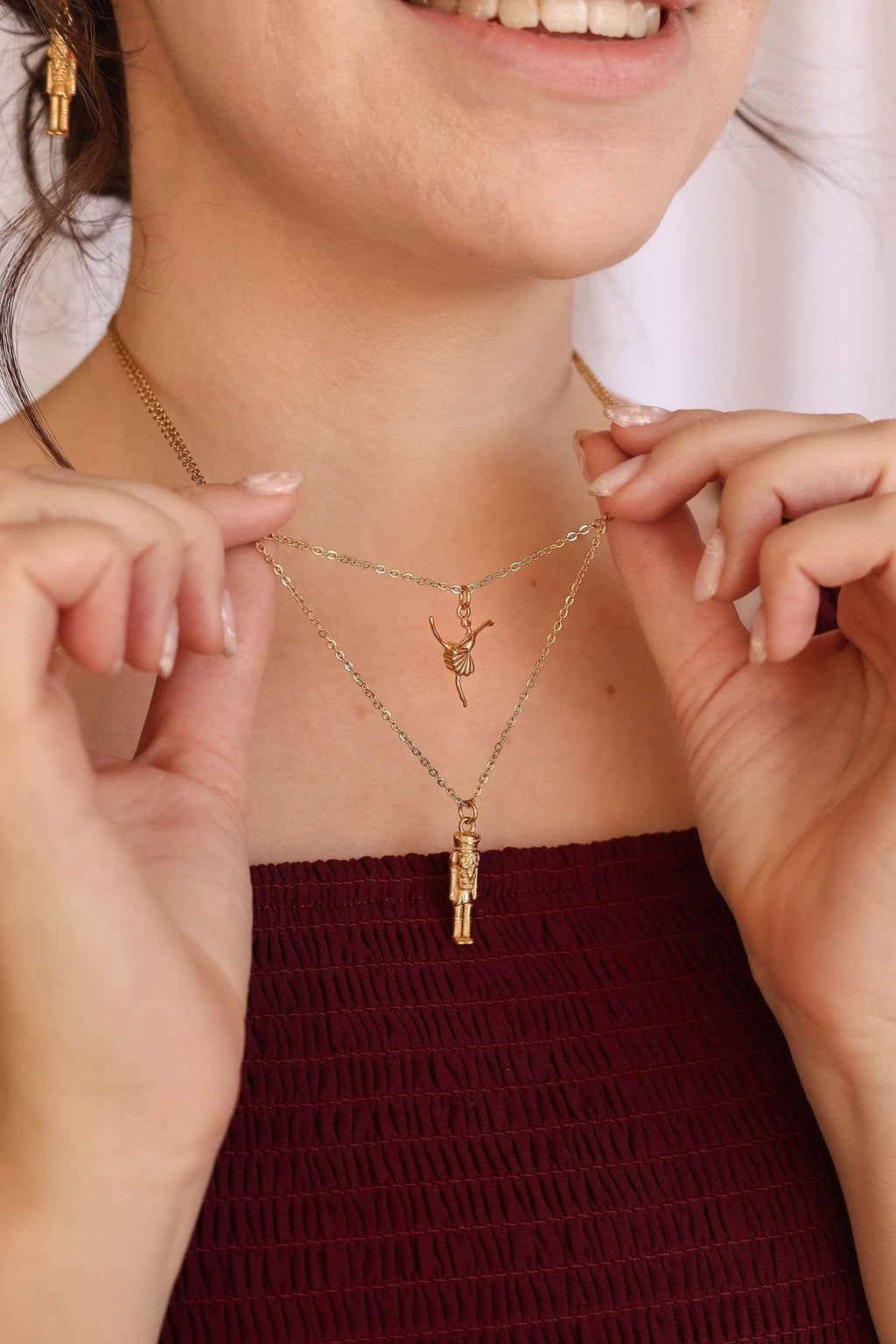 Nutcracker Necklace by Rose & Clay