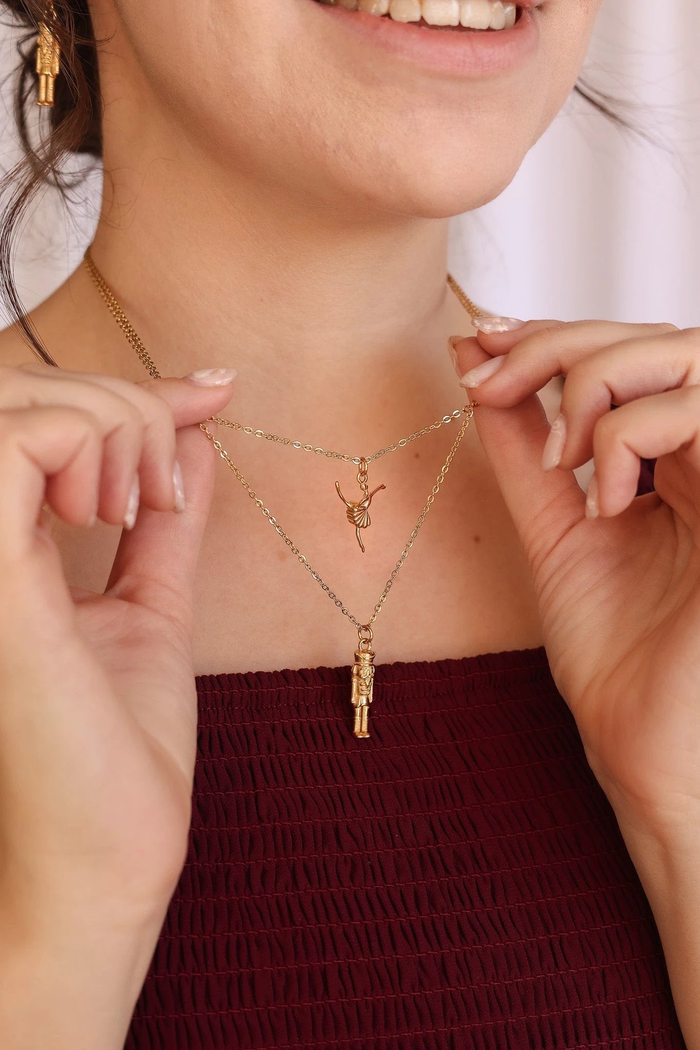 Nutcracker Necklace by Rose & Clay