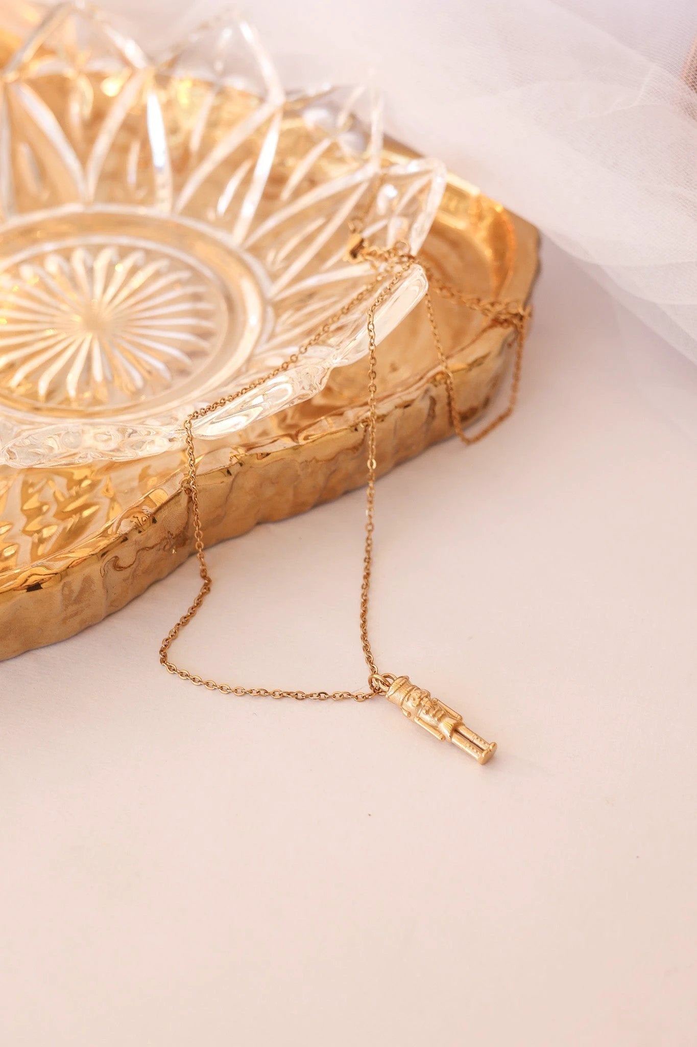 Nutcracker Necklace by Rose & Clay