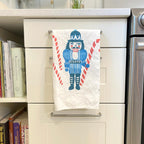 Nutcracker Tea Towel + 1 Swedish Dishcloth Bundle Tea Towel La Vie Bien Nutcracker Tea Towel + 1 Swedish Dishcloth Bundle