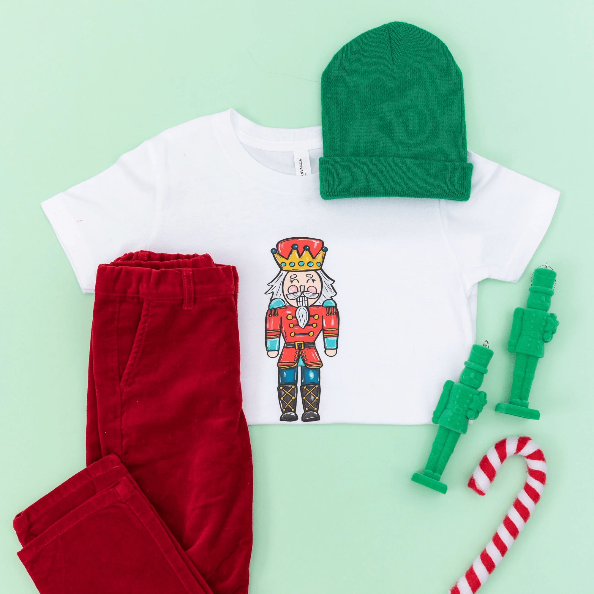 Nutcracker toddler or youth Tee shirt, Christmas collection by Benny and Ray Apparel