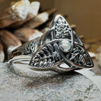 Oak Ash Thorn Moonstone Ring in Sterling Silver Ring La Vie Bien Oak Ash Thorn Moonstone Ring in Sterling Silver