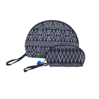 Oasis Batik Coin Cosmetic Bag Indigo - Thailand Bags La Vie Bien Oasis Batik Coin Cosmetic Bag Indigo - Thailand