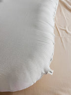 Oat Ribbed Baby Lounger Cover La Vie Bien Oat Ribbed Baby Lounger Cover
