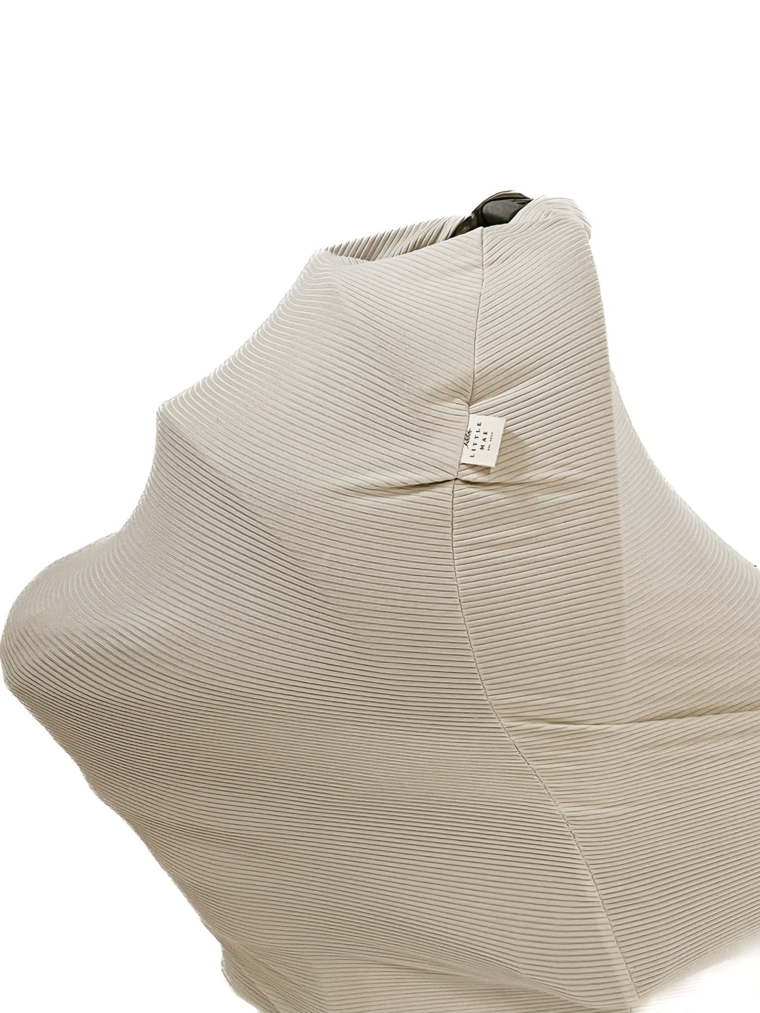 Oat Ribbed Car Seat Cover Multi Use Car seat Cover La Vie Bien Oat Ribbed Car Seat Cover