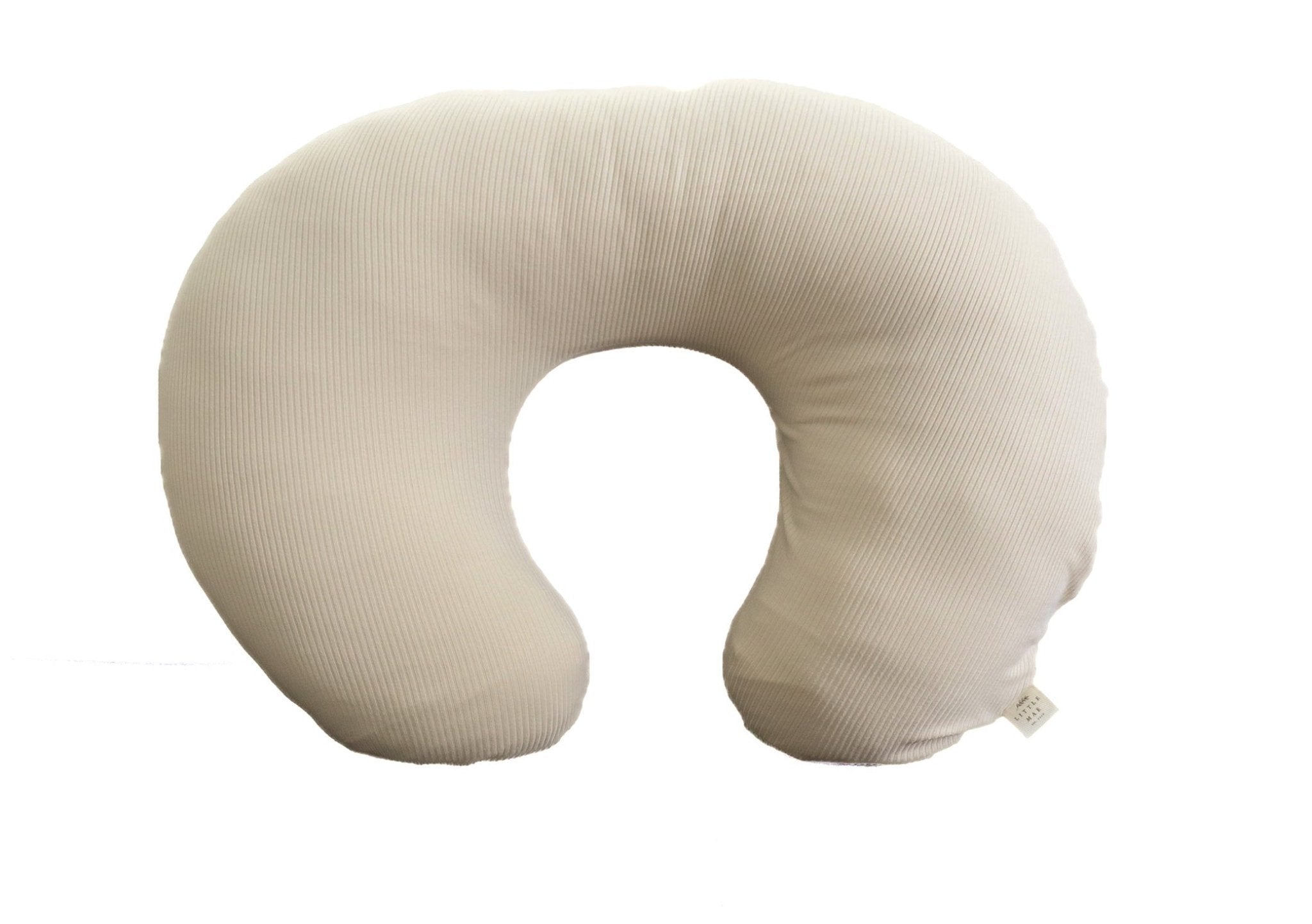 Oat Ribbed Nursing Pillow Cover La Vie Bien Oat Ribbed Nursing Pillow Cover