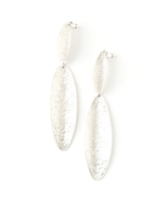 Oblong Pebble Earrings