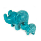 Ocean Green Elephant - Soapstone La Vie Bien Ocean Green Elephant - Soapstone