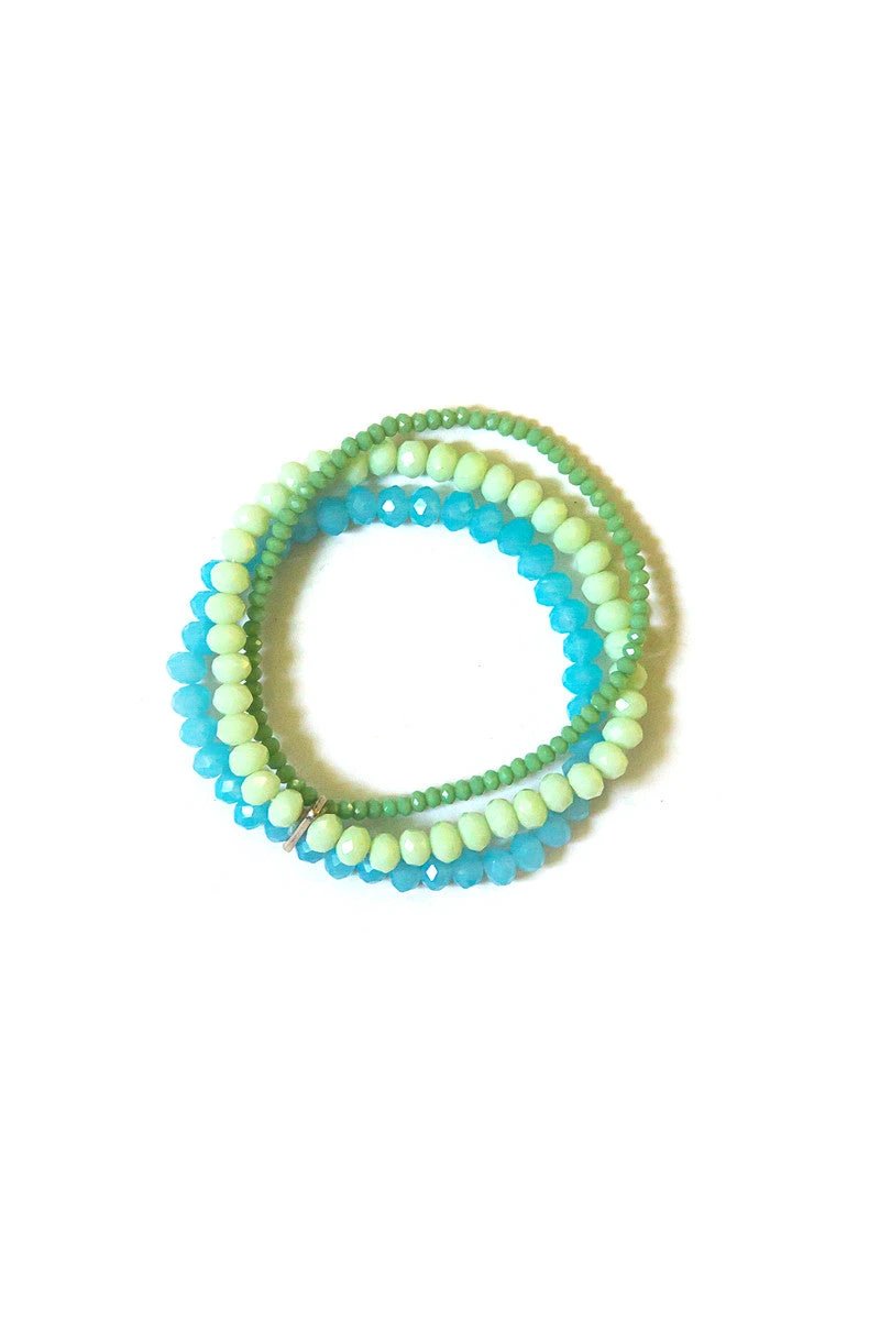 Sparkle Glass Elastic Bracelet by Fair Anita