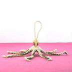 Octopus Seed Bead Ornament - Guatemala Decor La Vie Bien Octopus Seed Bead Ornament - Guatemala