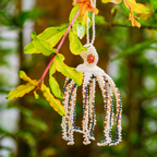 Octopus Seed Bead Ornament - Guatemala Decor La Vie Bien Octopus Seed Bead Ornament - Guatemala