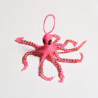 Octopus Seed Bead Ornament - Guatemala Decor La Vie Bien Octopus Seed Bead Ornament - Guatemala