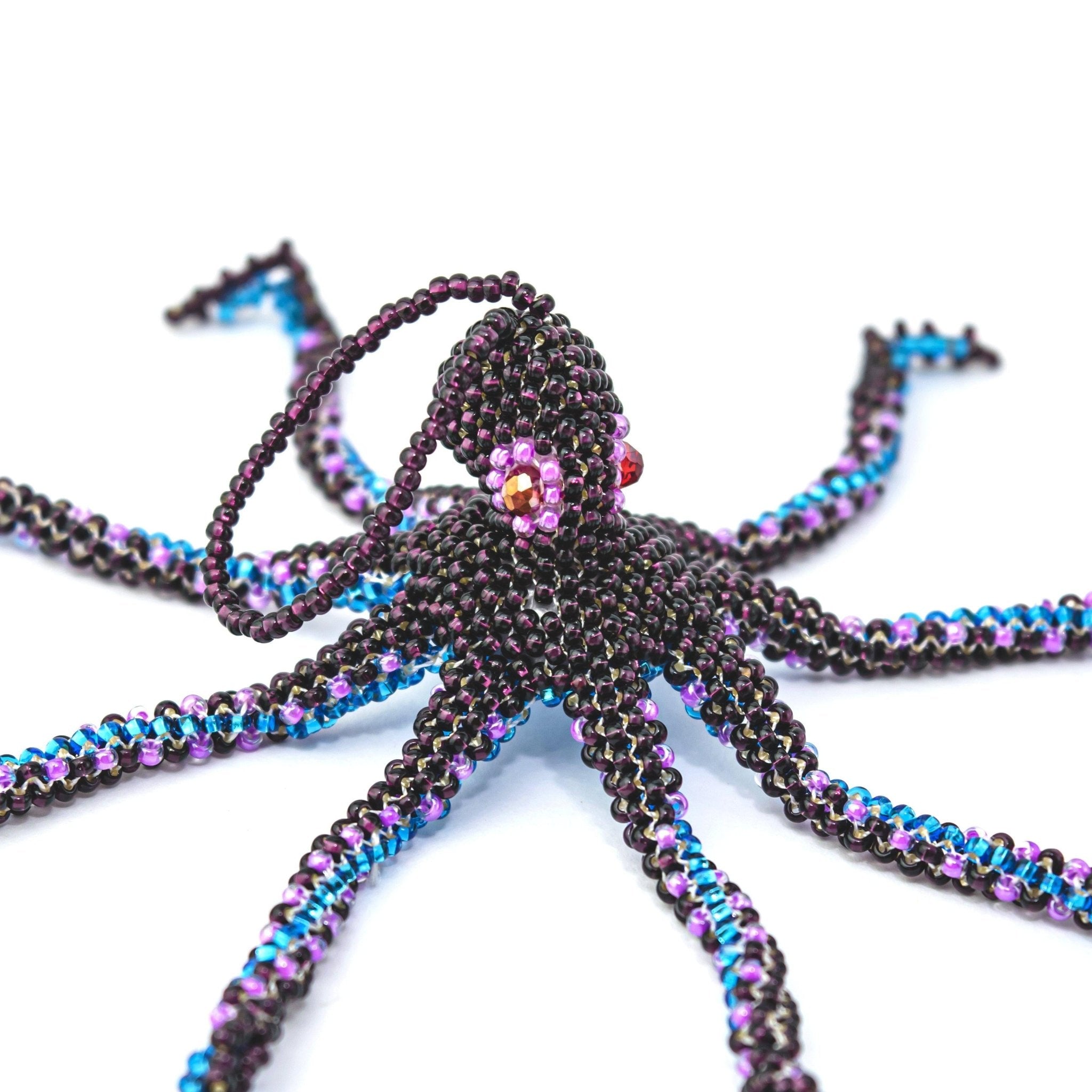 Octopus Seed Bead Ornament - Guatemala Decor La Vie Bien Octopus Seed Bead Ornament - Guatemala