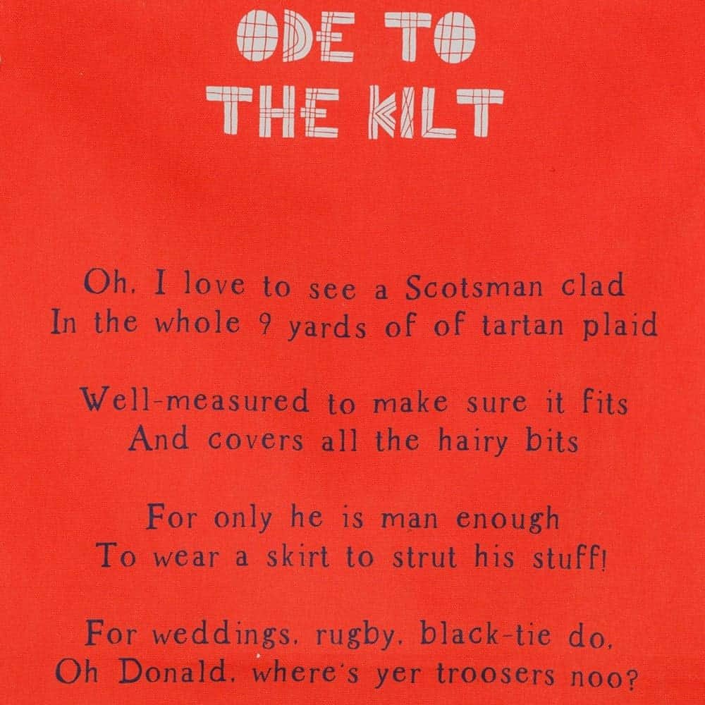 Ode to the Kilt Scottish Mug Mugs La Vie Bien Ode to the Kilt Scottish Mug