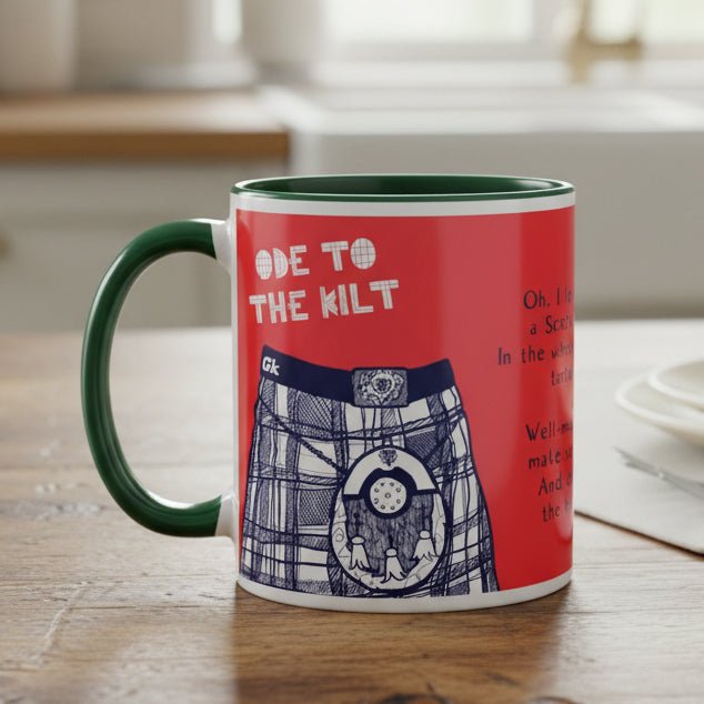 Ode to the Kilt Scottish Mug Mugs La Vie Bien Ode to the Kilt Scottish Mug