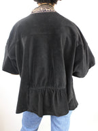 Odessa Short Sleeve Velvet Jacket by Ash & Rose