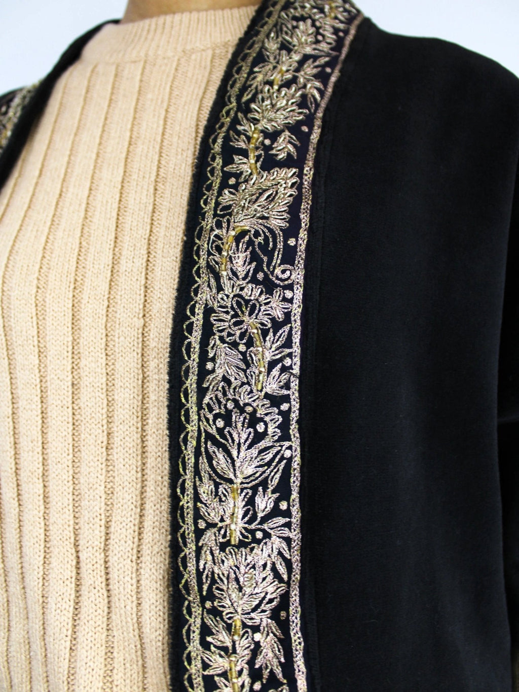 Odessa Short Sleeve Velvet Jacket by Ash & Rose