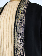 Odessa Short Sleeve Velvet Jacket by Ash & Rose