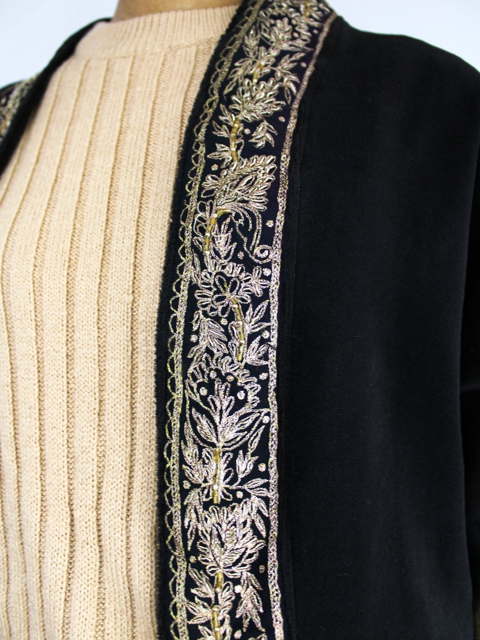 Odessa Short Sleeve Velvet Jacket by Ash & Rose