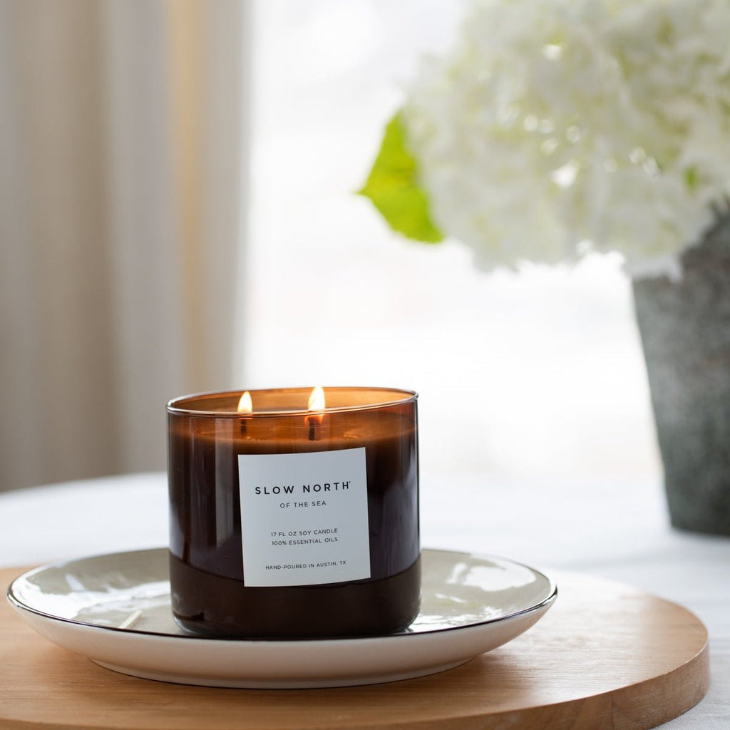 Of The Sea (Eucalyptus + Lavender + Peppermint) - Signature 3 - Wick Candle Signature 3 - Wick Candle La Vie Bien Of The Sea (Eucalyptus + Lavender + Peppermint) - Signature 3 - Wick Candle
