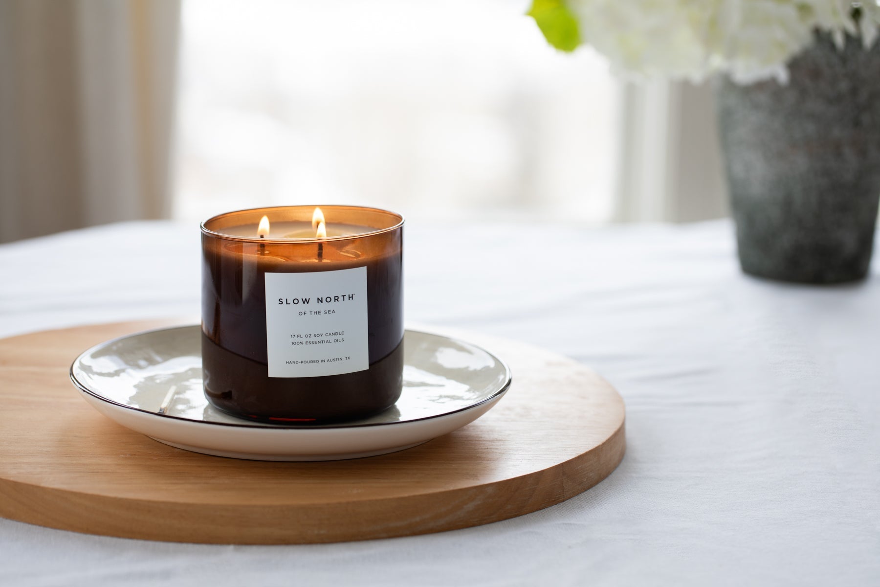 Of The Sea (Eucalyptus + Lavender + Peppermint) - Signature 3 - Wick Candle Signature 3 - Wick Candle La Vie Bien Of The Sea (Eucalyptus + Lavender + Peppermint) - Signature 3 - Wick Candle
