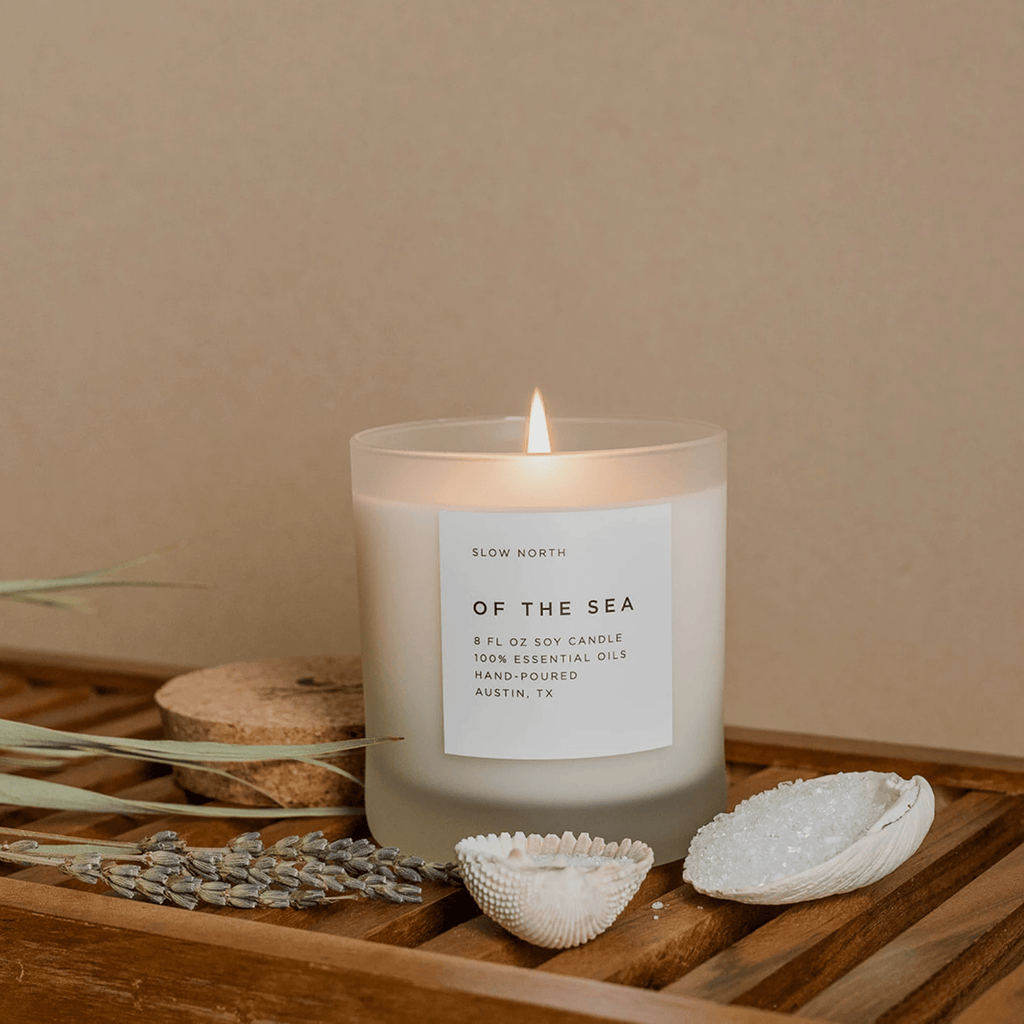 Of The Sea - Signature Candle (Eucalyptus + Lavender + Peppermint) by Slow North