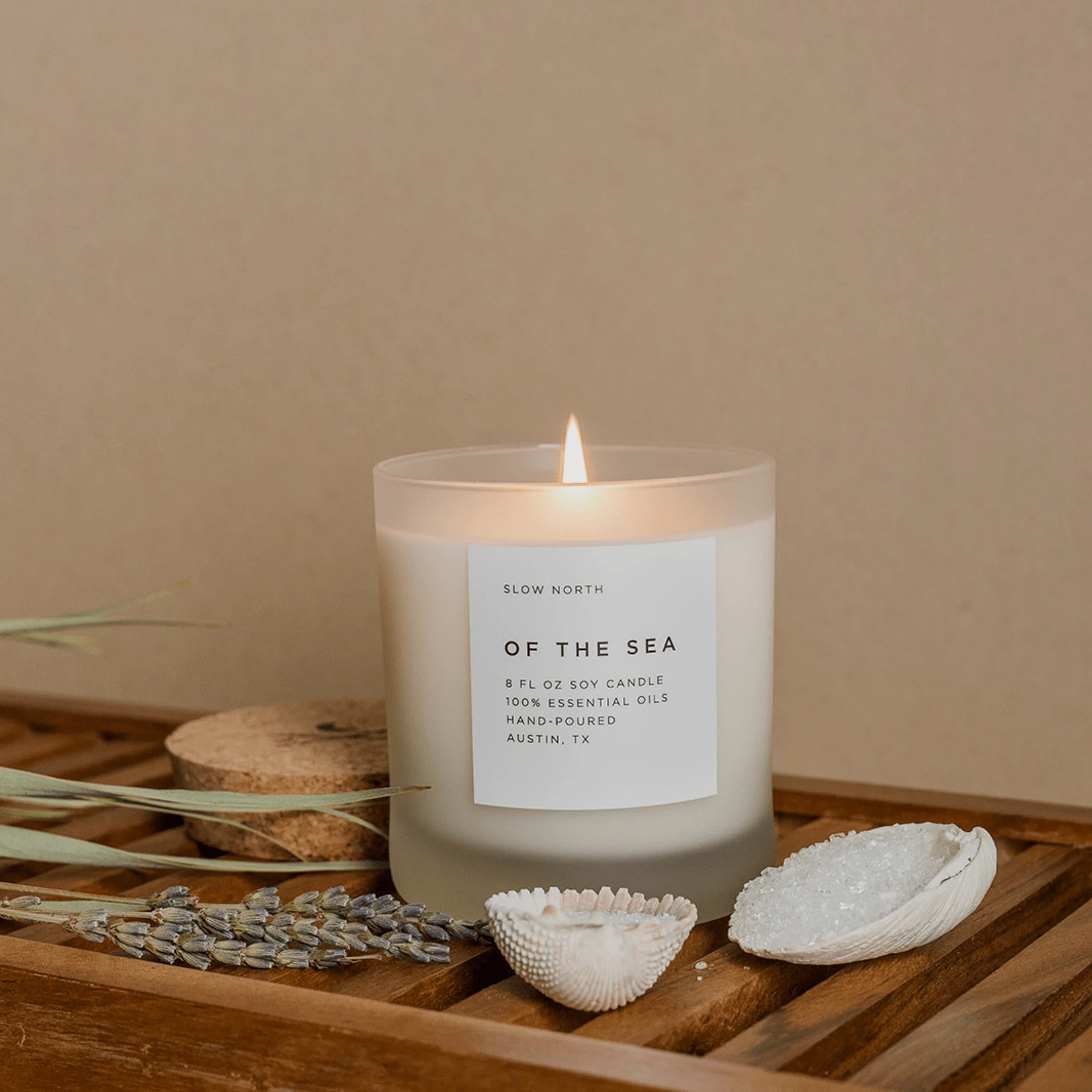 Of The Sea - Signature Candle (Eucalyptus + Lavender + Peppermint) by Slow North