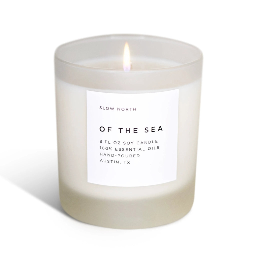 Of The Sea - Signature Candle (Eucalyptus + Lavender + Peppermint) by Slow North